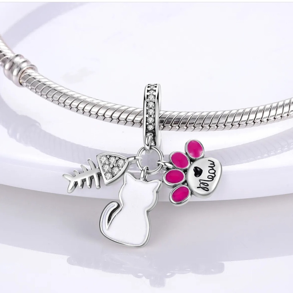 Cat Lover Bracelet Charm
